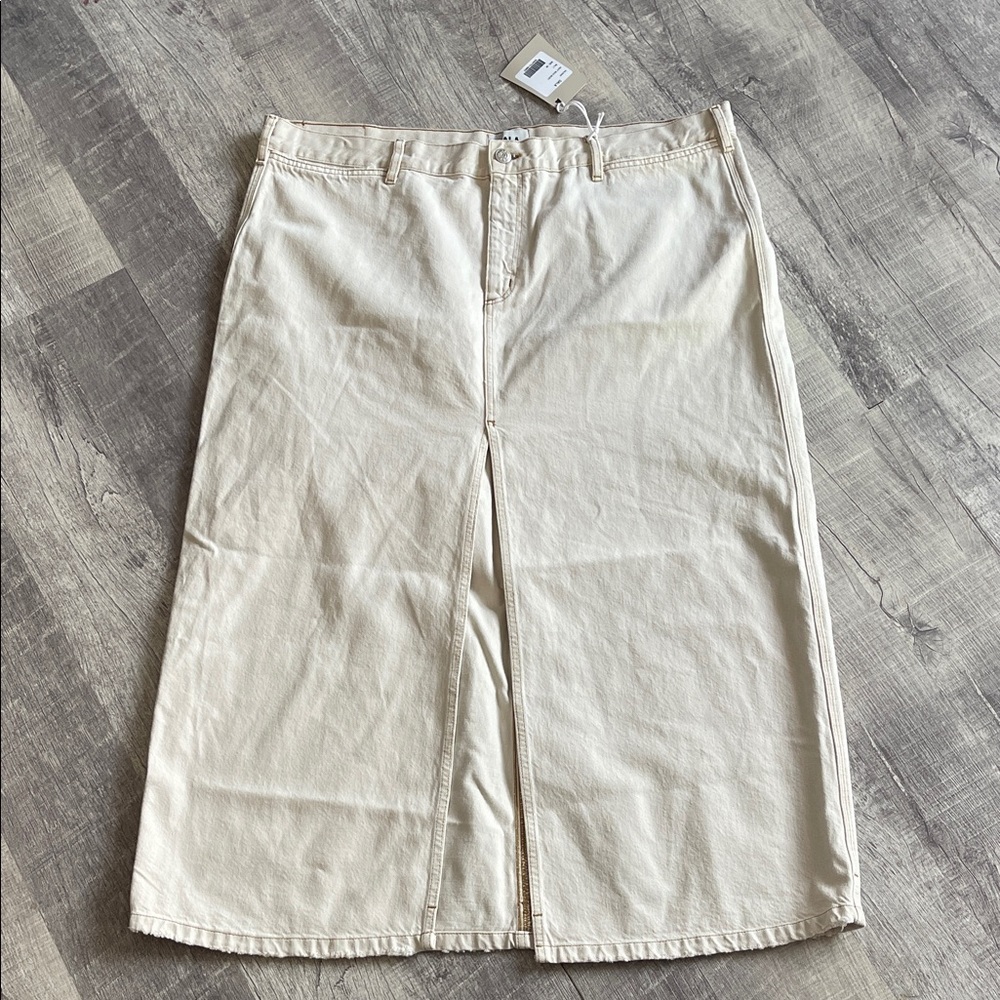DALA Denim Neat Maxi Skirt
